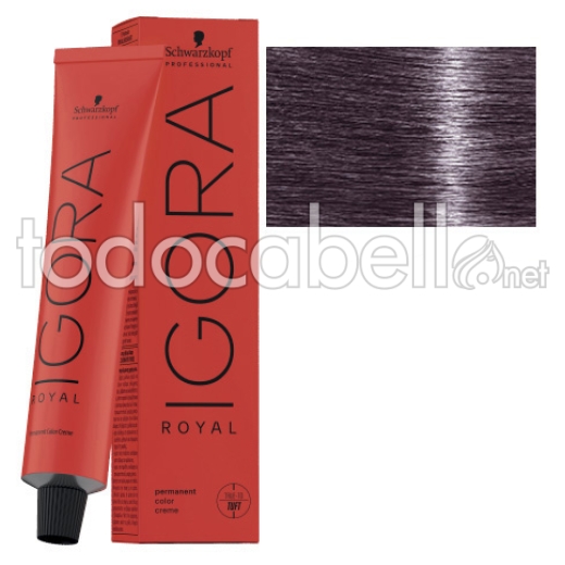 Schwarzkopf Tint Igora Royal 6-29 Dunkelblond Rauchviolett + Oxygenated
