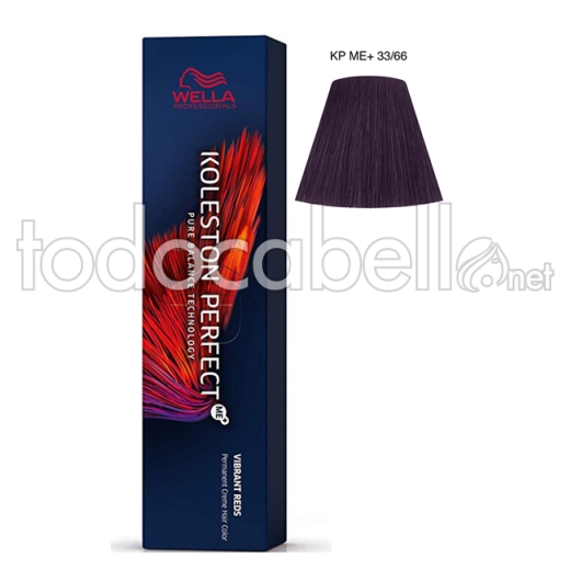 Wella Koleston Perfect Vibrant Reds 33/66 Dunkel intensiv intensiv violett Kastanie 60ml