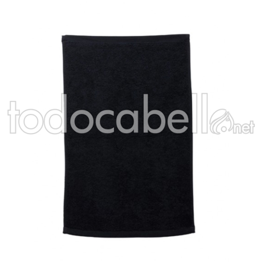 Schwarz Handtuch 50x100