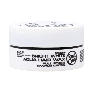 Red One Bright White Aqua Hair Wax Full Force Cera 150 Ml
