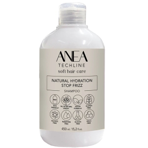 Anea Techline Natural Hydration Stop Frizz Shampoo 450ml