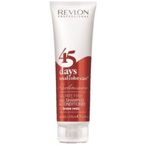 Revlonissimo 45 Tage Color Care Shampoo 2in1 Insgesamt Brave Reds 275ml