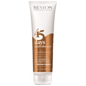 Revlonissimo 45 Tage Color Care Shampoo 2in1 Gesamt Coppers Intensive 275ml