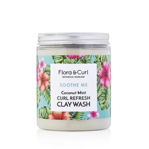 Flora&curl Soothe me Coconut Mint Arcilla Refrescante de rizos 260g