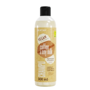 Katai Vegan Therapy Coffe & Sojamilch Shampoo für geschwächtes und stumpfes Haar 300ml