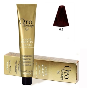 Fanola Tinte Oro Therapy "Ohne Ammoniak" 6.5 dunkelblonde caoba 100ml
