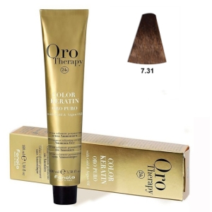 Fanola Tinte Oro Therapy "Ohne Ammoniak" 7.31 Blonder Sand 100ml