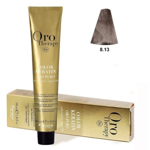 Fanola Tinte Oro Therapy "Ohne Ammoniak" 8.13 hellblondes beige 100ml