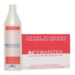 Antea Treatment Pack Kerantea Sicherheitsnetze.  Insgesamt 500 ml Protein 12 Fläschchen placent