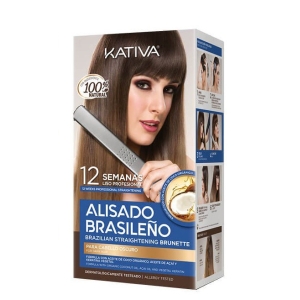 Kativa KIT brasilianische Begradigung dunkles Haar