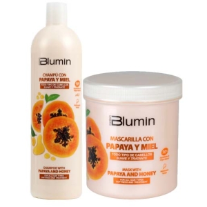 Blumin Papaya und Honig Maske 700ml + Shampoo 1000ml